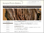 シンプル系ホームページテンプレート simple15_brown